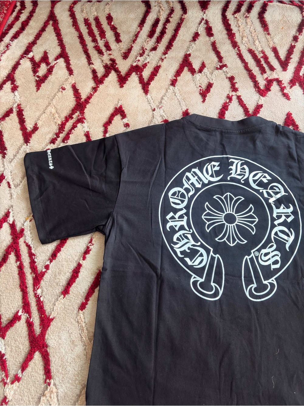 Chrome Hearts Horse Shoes Logo Pocket T-shirt - Picture 5 of 5